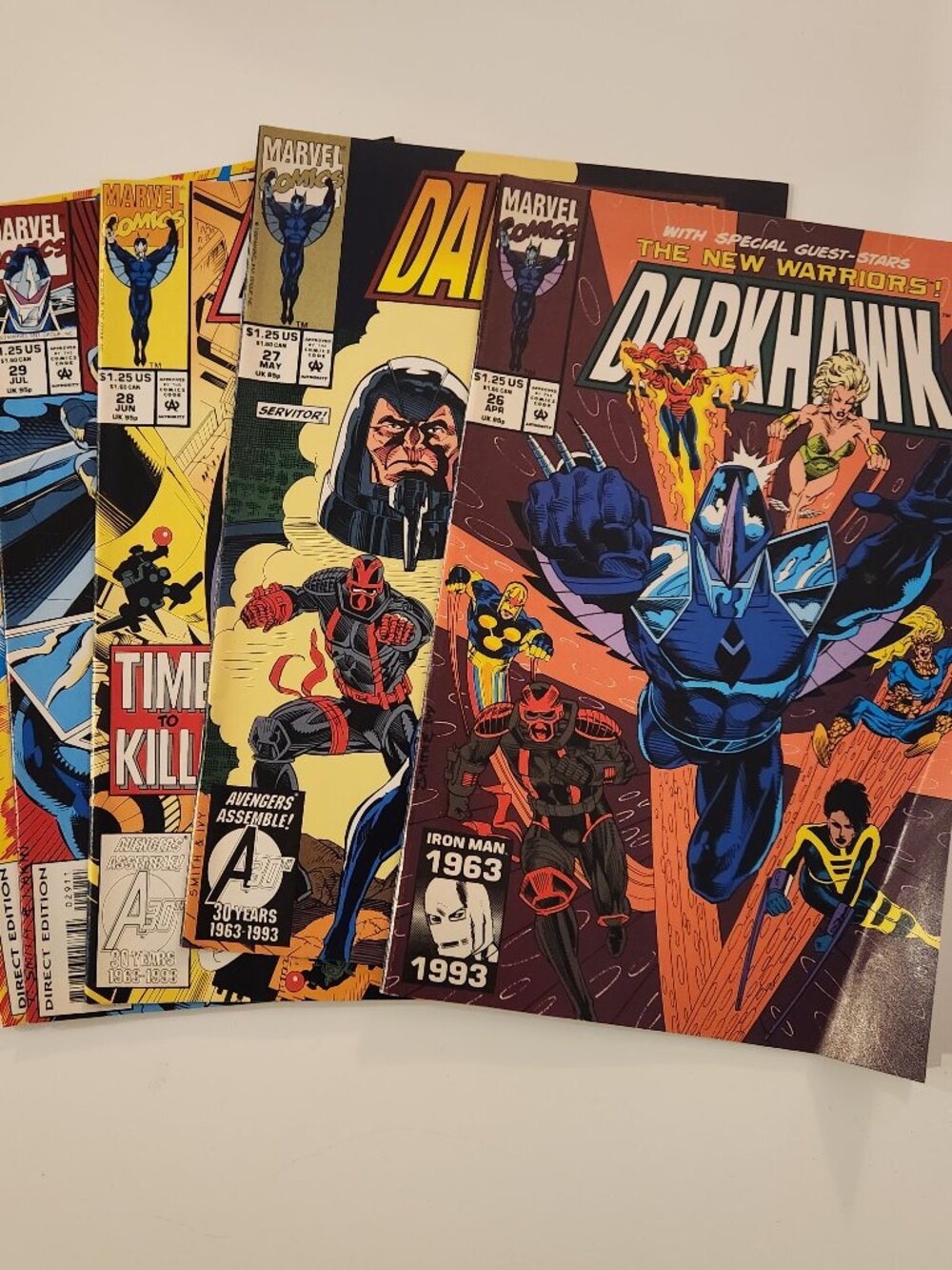 Lot Darkhawk Marvel Comic Books 26 27 28 29 30 1993 Run Infinity Crusade 90s